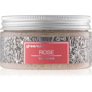 Greenum Salt Scrub soľný peeling na telo s vôňou Rose 320 g
