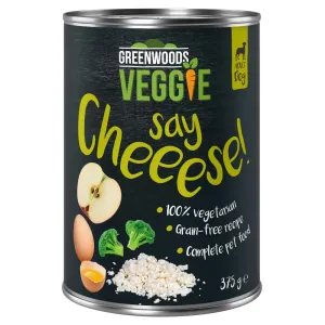 Greenwoods Veggie so zrnitým čerstvým syrom, vajcom, jablkom a brokolicou 6 x 375 g