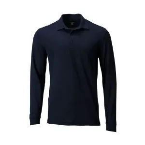 GREGNORMAN MEN INTERLOCK LONGSLEEVE POLO Pánske polo tričko, tmavo modrá, veľkosť #8471139