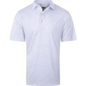 GREGNORMAN ML 75 TEE PRINT POLO Pánske golfové polo tričko, biela, veľkosť #8378680