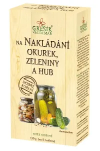 Valdemar Grešík - Natura s.r.o. Grešík Na nakladanie uhoriek, zeleniny a húb 110 g