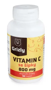 GRIZLY Vitamín C 800 mg so šípkami 90 tabliet #1555075