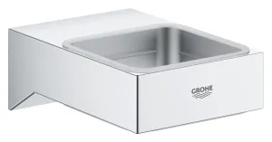 Grohe Selection Cube - Držiak pohára/misky na mydlo, chróm 40865000