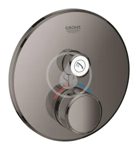 GROHE - Grohtherm SmartControl Termostatická sprchová batéria pod omietku s jedným ventilom, Hard Graphite 29118A00