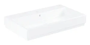 Grohe Cube Ceramic - Umývadlo s prepadom, 800 mm x 490 mm, PureGuard, alpská biela 3947600H