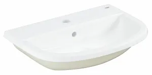 Grohe Bau Ceramic - Umývadlo nábytkové 560x400 mm, s 1 otvorom na batériu, alpská biela 39422000