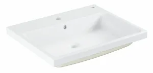 Grohe Cube Ceramic - Umývadlo zápustné, 605x490 mm, PureGuard, alpská biela 3947900H