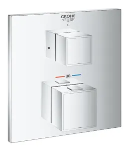 Grohe Grohtherm Cube - Termostatická sprchová batéria pod omietku, chróm 24153000