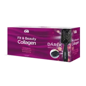 GS Fit & beauty collagen DUOPACK 50 + 50 kapsúl + DARČEK kefa na vlasy