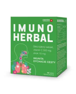 Cemio Imunoherbal tablety na podporu imunity, zníženie miery únavy a vyčerpania 60 tbl