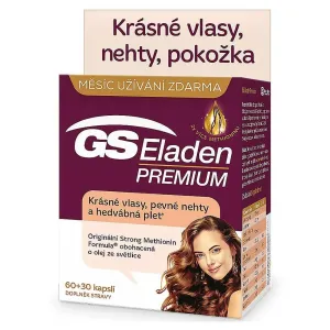 GS Eladen Premium na vlasy a nechty 60+30cps