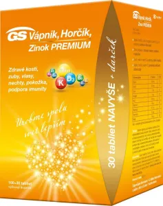 GS Green-Swan Vápnik Horčík Zinok Premium darček 2021 130 tabliet