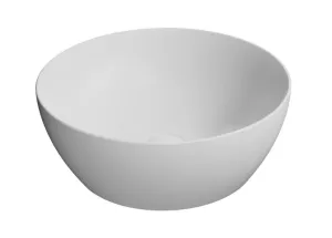 GSI - PURA keramické umývadlo na dosku, Ø 42cm, biela mat 885109