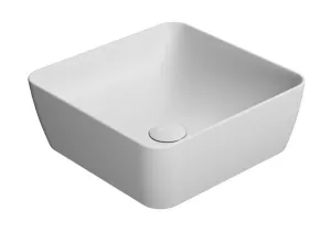 GSI - SAND/NUBES keramické umývadlo na dosku 38x38cm, biela mat 903809