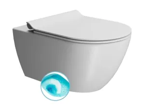 Sapho GSI Color Elements - WC závěsné Pura, splachování Swirlflush, bílá dual-mat 881509