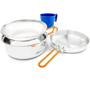 GSI Outdoors Glacier Stainless 1 Person Mess Kit #8185691