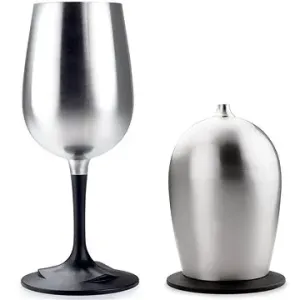 GSI Outdoors Glacier Stainless Nesting Wine Glass #53752