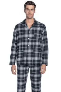 GUASCH Pánske pyžamo SAMUEL Tmavo sivá XL