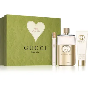 Gucci Gucci Guilty darčeková kazeta parfumovaná voda 90 ml + telové mlieko 50 ml + parfumovaná voda 10 ml pre ženy