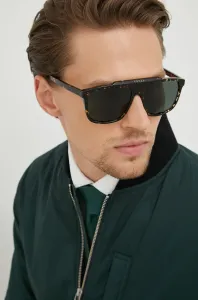 Slnečné okuliare Gucci pánske, hnedá farba #4537753