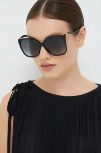 Slnečné okuliare Gucci dámske, čierna farba #1211408