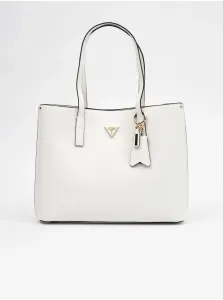Women's cream handbag Guess Meridian - Women