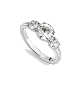 Guess Elegantný oceľový prsteň so zirkónmi JUBR03178JWRH 52 mm