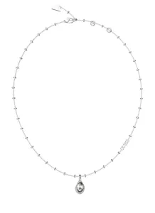 Guess Pôvabný oceľový náhrdelník Crystal Drop JUBN03391JWRHT/U