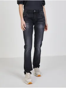 Black Women Straight Fit Jeans Guess Miami - Women #706050