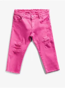 Guess Flavour Bull Capri Jeans detské Ružová #1058126