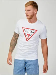 Guess pánske tričko Farba: G011 Pure White, Veľkosť: 2XL