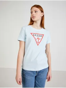 Light blue women's T-shirt Guess - Women #709804