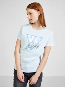 Svetlomodré dámske tričko Guess #710018
