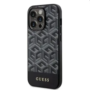 Puzdro Guess PU G Cube MagSafe for Apple iPhone 13 Pro, čierne 57983114190