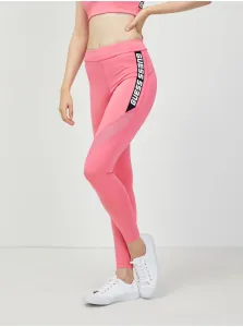 Pink women's sports leggings Guess Angelica - Women #634885