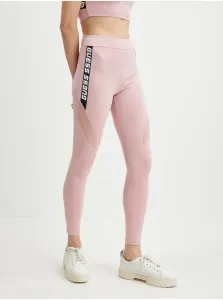 Light pink women's sports leggings Guess Angelica - Women #5918484