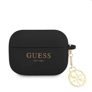 Guess GUAPLSC4EK Apple AirPods Pro kryt black Silicone Charm Collection