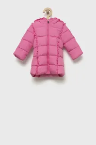 Detská bunda Guess ružová farba, #276395