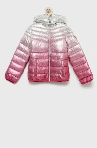 Detská bunda Guess ružová farba