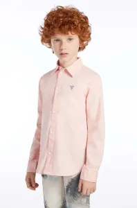 Detská košeľa Guess ružová farba