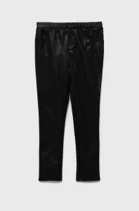 Detské nohavice Guess čierna farba, jednofarebné #6218328