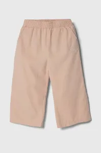 Detské nohavice Guess ružová farba, jednofarebné