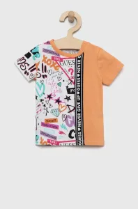 Detské tričko Guess oranžová farba, #4236103