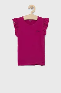 Detské tričko Guess ružová farba,