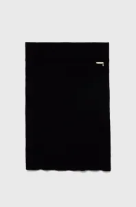 Dievčenská sukňa Guess čierna farba, mini, rovný strih #2572781