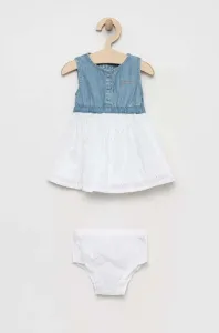Šaty pre bábätká Guess mini, áčkový strih