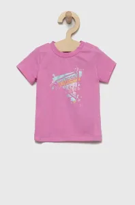 Tričko pre bábätko Guess fialová farba, #8406109