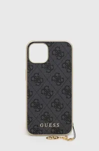 Guess case for iPhone 13 6,1" GUHCP13MGF4GGR grey hard case 4G Charms Collection
