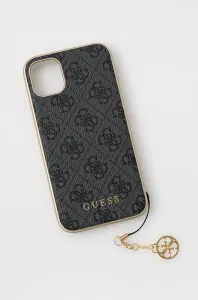 Guess GUHCN61GF4GGR Apple iPhone 11 hard case 4G Charms Collection (sivá)