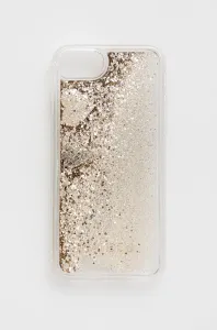 Guess case for iPhone SE 2022 / SE  2020 / 7 / 8 GUOHCI8GLHFLGO hard case gold Charms 2 Liquid Glit